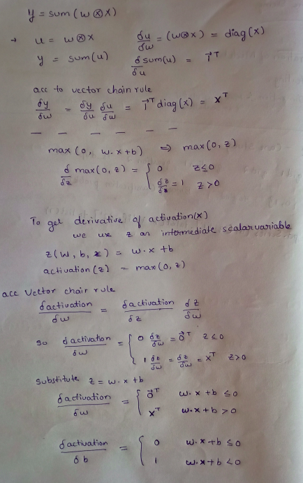 Matrix Calculus For Deeplearning Part3 Kiran U Kamath